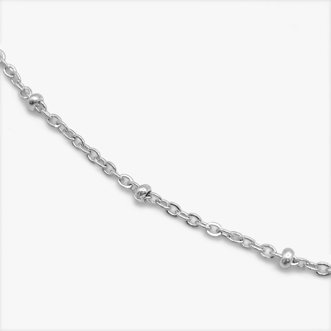 Formentera Turquoise Necklace Set - Silver