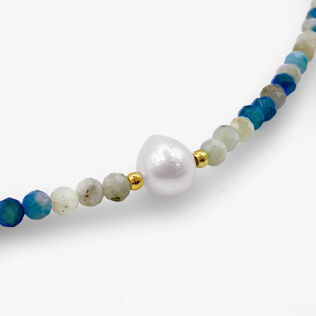 Cala Bassa Beaded Pearl Necklace