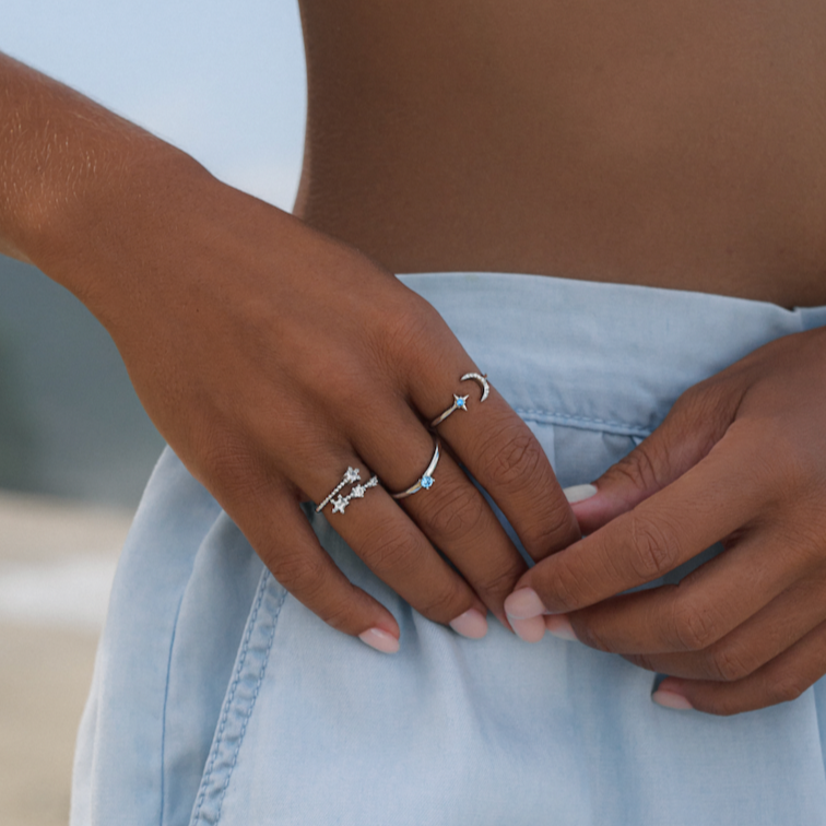 Sea of Stars Ring Set