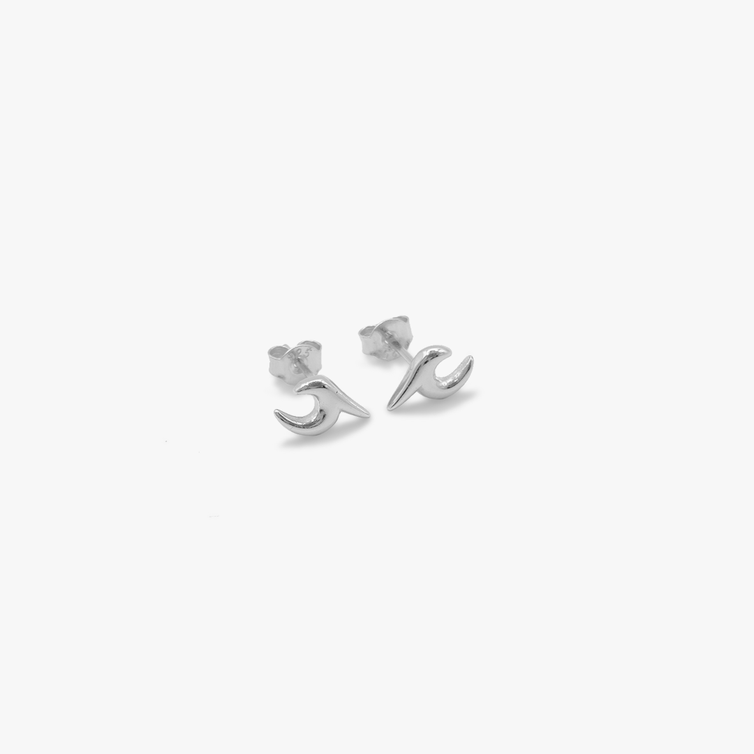 Silver Wave Earrings