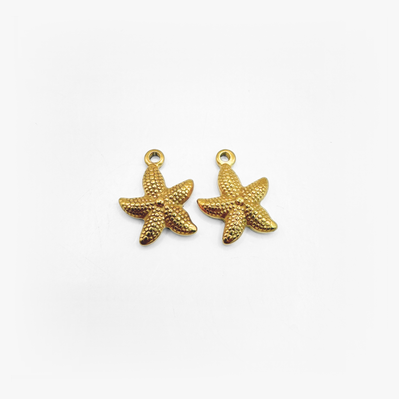 Starfish Earring Charm - Gold Plated (pair)