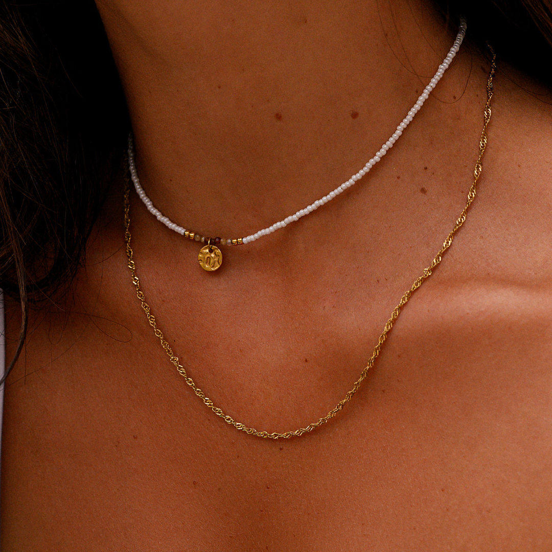 Twist Chain Necklace - Gold Plated