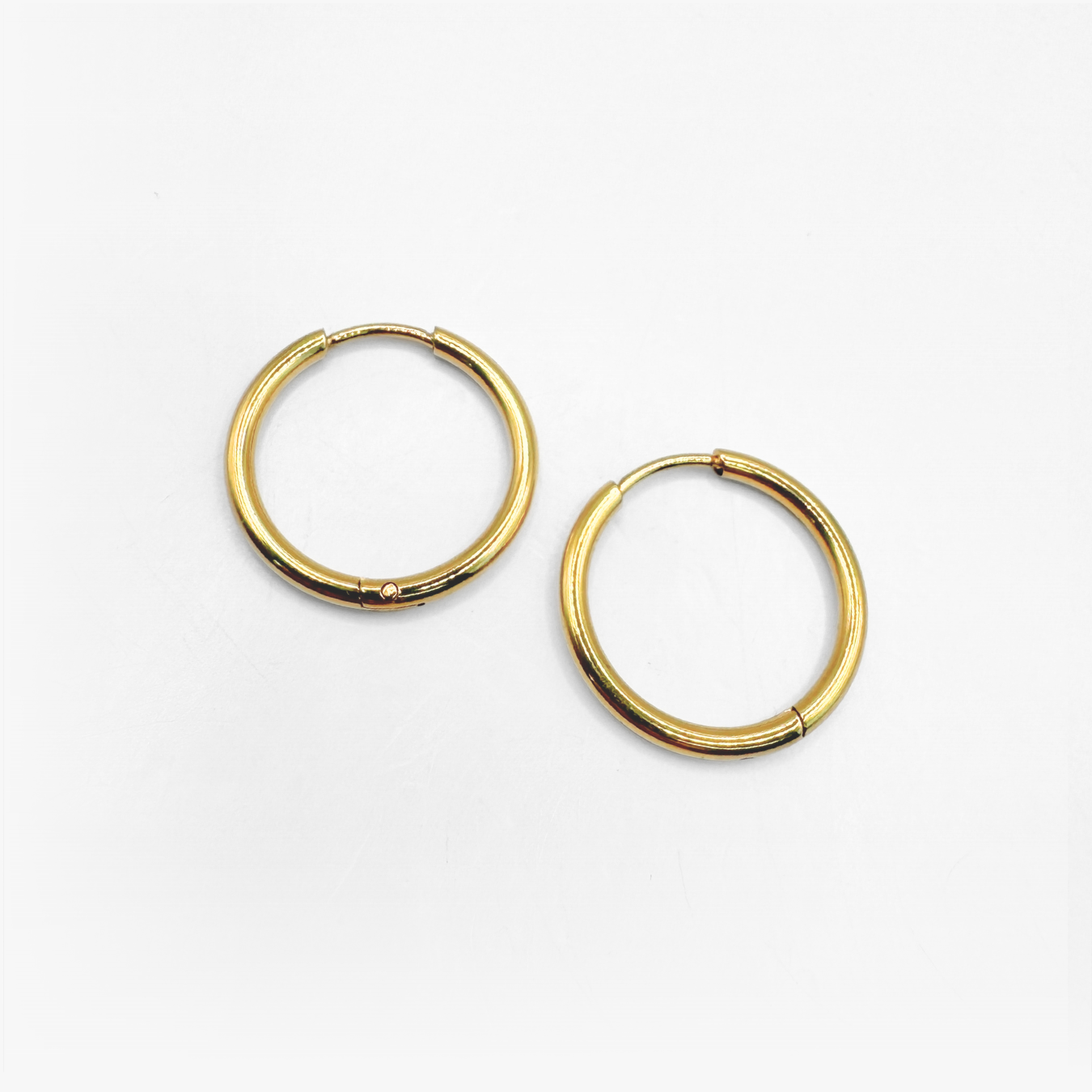 Hoop Earrings - Gold Plated (various sizes)