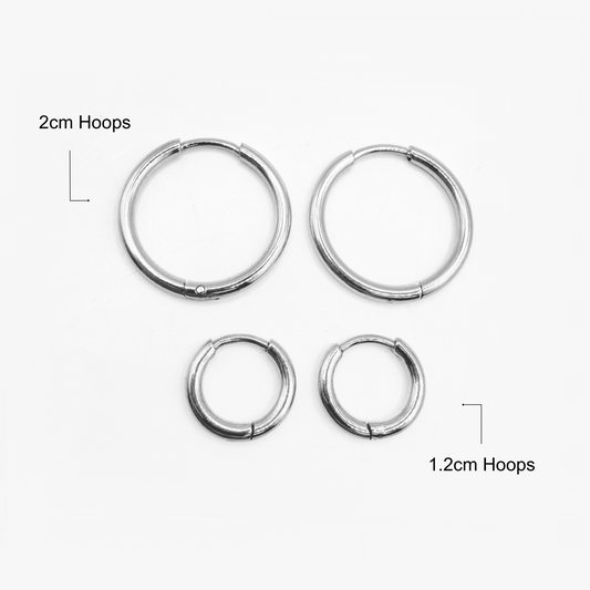 Hoop Earrings (various sizes)