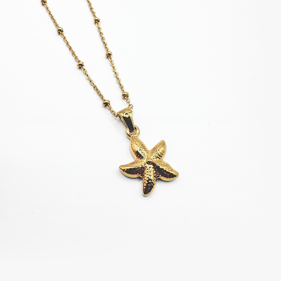 Starfish Necklace in Gold Plating