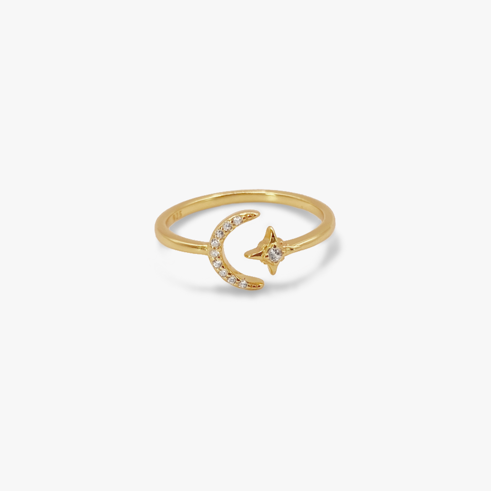 Sea of Stars Adjustable Ring in Gold