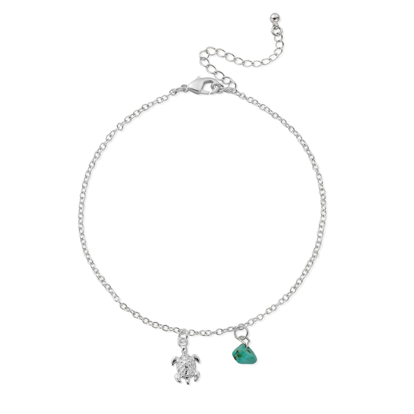 Turquoise Turtle Anklet