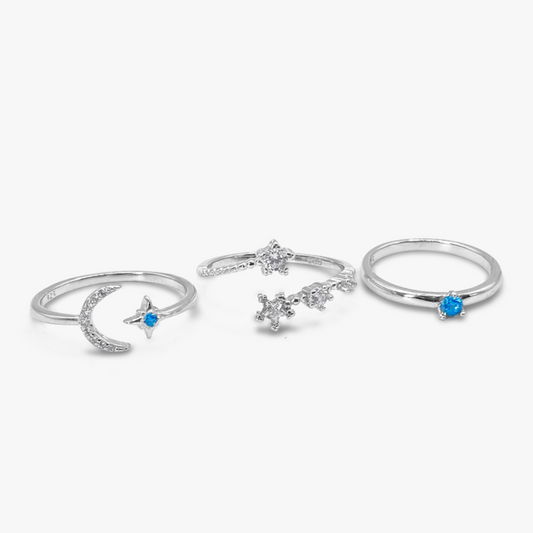 Sea of Stars Ring Set