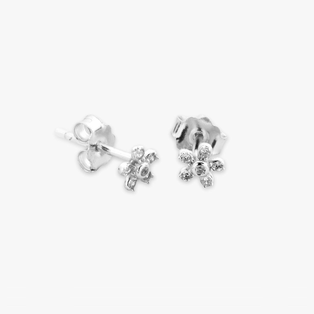 Dainty Flower Stud Earring Set