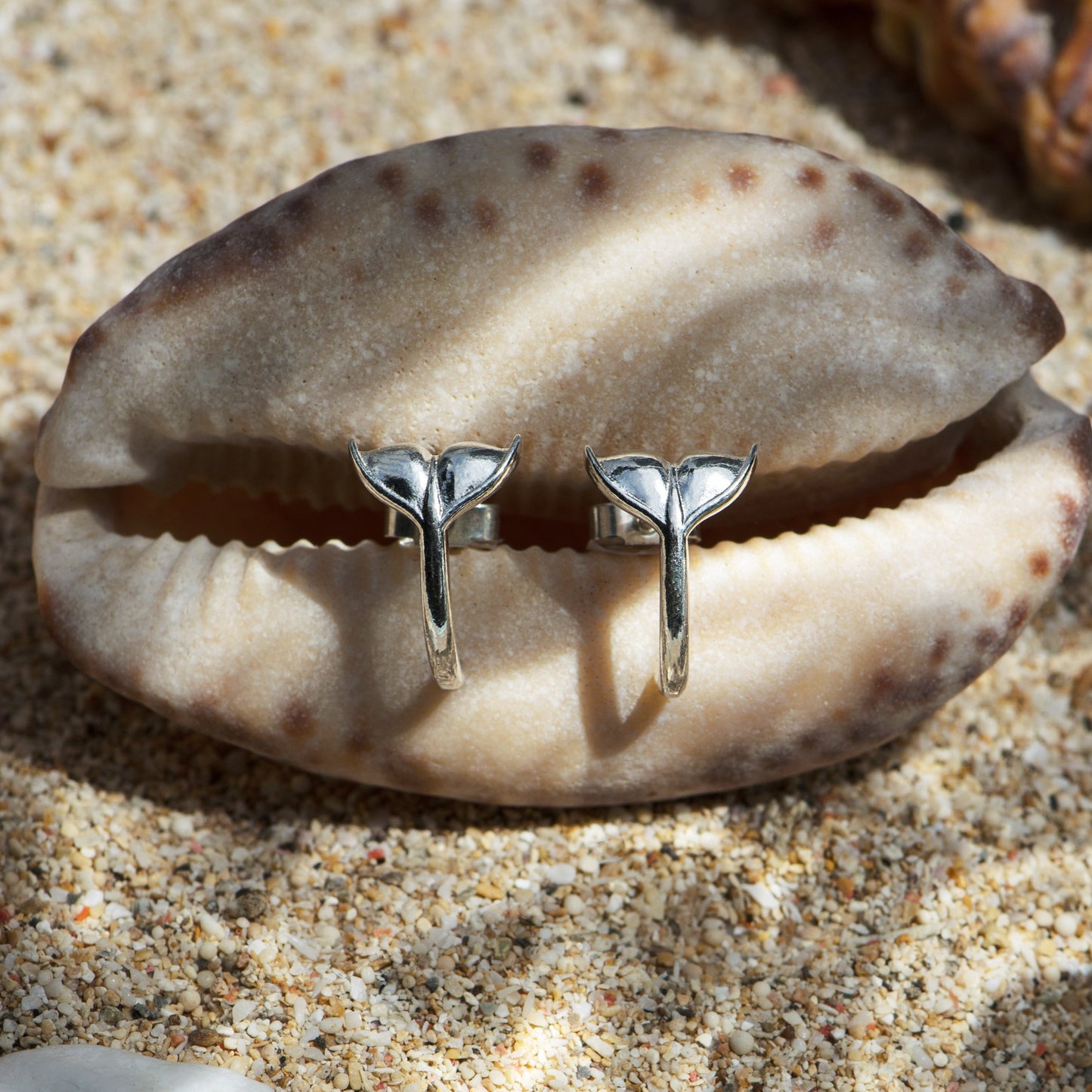 Whale Tail Hoop Earrings