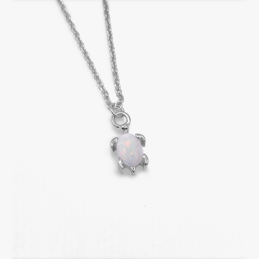 Opal Sea Turtle Necklace