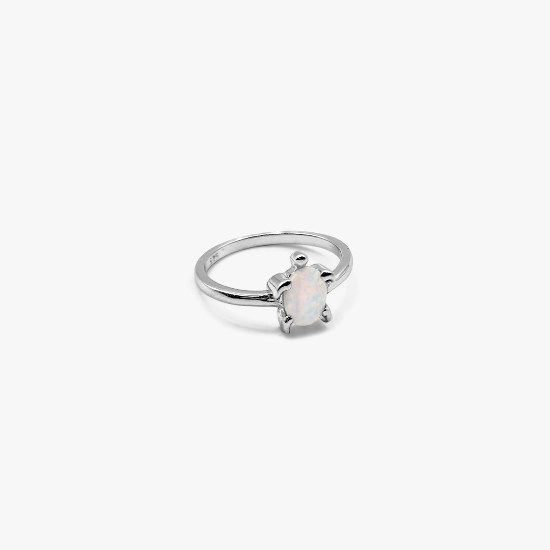 Opal havskilpadde ring