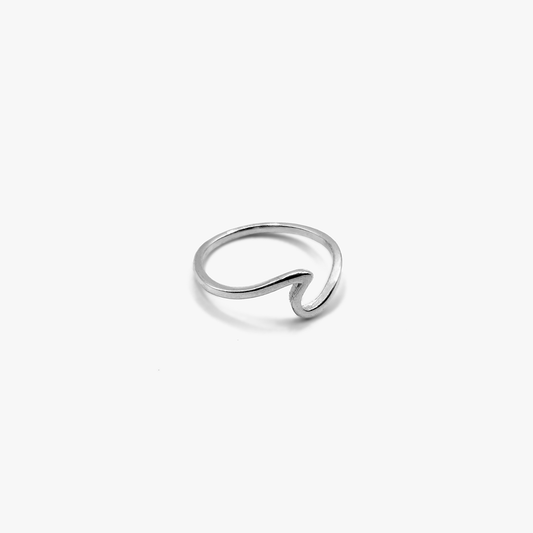 Silver Wave Ring